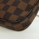 LOUIS VUITTON Damier Ebene Mini Pochette Accessoires Pouch N58009 Auth 171831V-11