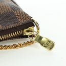 LOUIS VUITTON Damier Ebene Mini Pochette Accessoires Pouch N58009 Auth 171831V-15