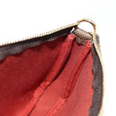 LOUIS VUITTON Damier Ebene Mini Pochette Accessoires Pouch N58009 Auth 171831V-17