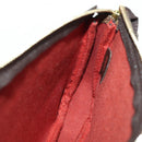 LOUIS VUITTON Damier Ebene Mini Pochette Accessoires Pouch N58009 Auth 171831V-18