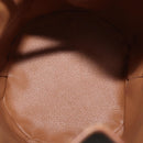 CELINE Macadam Canvas Shoulder Bag PVC Leather Brown Gold Auth 171835-12