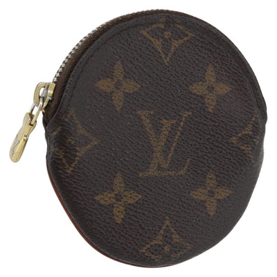 LOUIS VUITTON Monogram Porte Monnaie Round Coin Purse M61926 LV Auth 171840