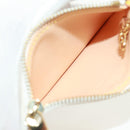 LOUIS VUITTON Multicolor Pochette Cles Coin Purse White M92655 LV Auth 171841V-10