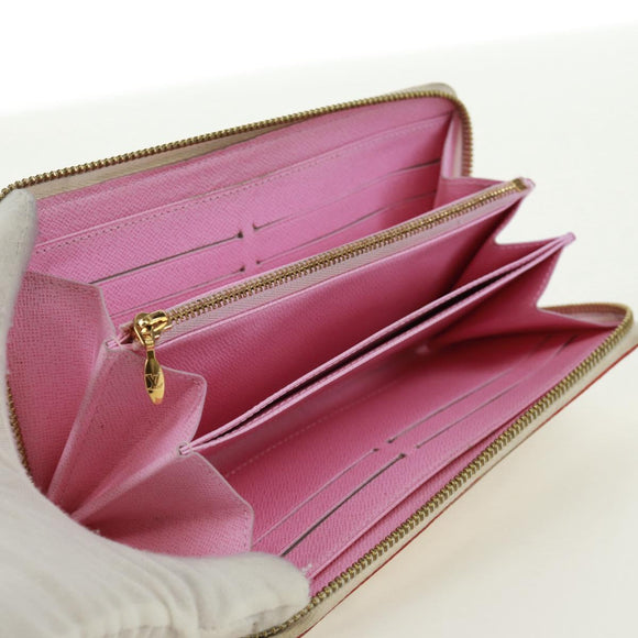 LOUIS VUITTON Monogram Multicolor Zippy Long Wallet White M60241 LV Auth 171842V