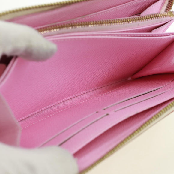 LOUIS VUITTON Monogram Multicolor Zippy Long Wallet White M60241 LV Auth 171842V