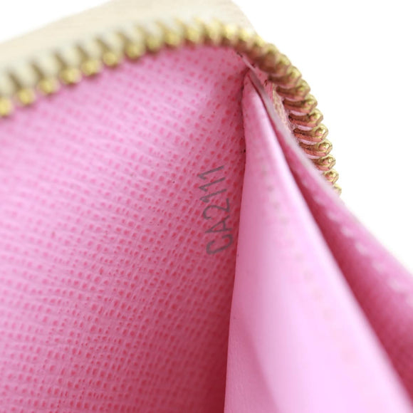 LOUIS VUITTON Monogram Multicolor Zippy Lange Portemonnee Wit M60241 LV Auth 171842V