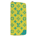 LOUIS VUITTON Playground Zippy Vertical Wallet Yellow M82005 Auth 171843M-1