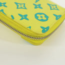 LOUIS VUITTON Playground Zippy Vertical Wallet Yellow M82005 Auth 171843M-15