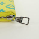 LOUIS VUITTON Playground Zippy Vertical Wallet Yellow M82005 Auth 171843M-8