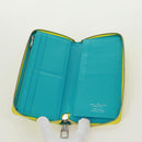 LOUIS VUITTON Playground Zippy Vertical Wallet Yellow M82005 Auth 171843M-9