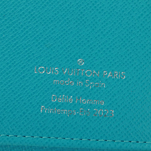 LOUIS VUITTON Playground Zippy Vertical Wallet Yellow M82005 Auth 171843M