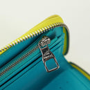 LOUIS VUITTON Playground Zippy Vertical Wallet Yellow M82005 Auth 171843M-19