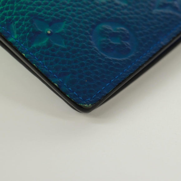 LOUIS VUITTON Taurillon Clemence Illusion Brazza Porte M81255 Auth 171844M