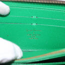 LOUIS VUITTON Monogram Yayoi Kusama Zippy Long Wallet Green M60451 Auth 171845-17