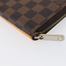 LOUIS VUITTON Damier Ebene Zippy Wallet 2015 Christmas Only N61240 Auth 171846-16