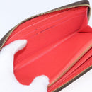 LOUIS VUITTON Damier Ebene Zippy Wallet 2015 Christmas Only N61240 Auth 171846-10