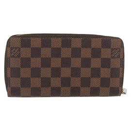 LOUIS VUITTON Damier Ebene Zippy Wallet 2015 Christmas Only N61240 Auth 171846 - 0