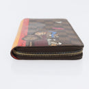 LOUIS VUITTON Damier Ebene Zippy Wallet 2015 Christmas Only N61240 Auth 171846-3