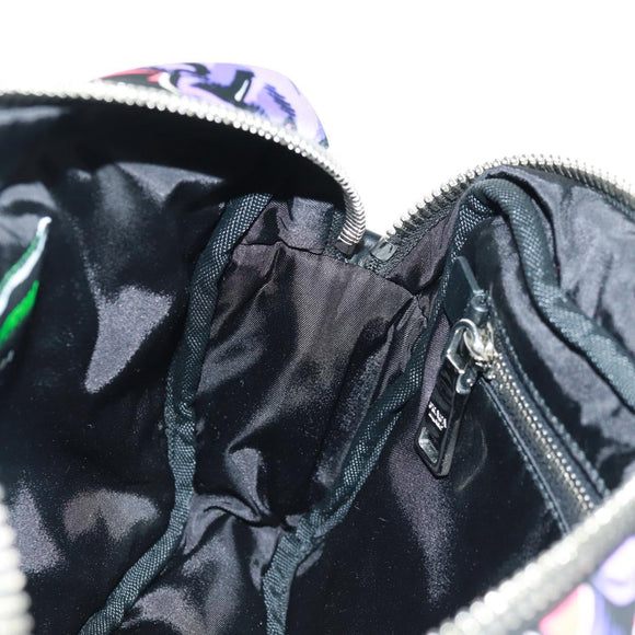 PRADA Universal Studio Kollaboration Frankenstein Tasche Nylon Lila Auth 171848M