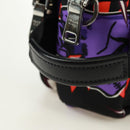 PRADA Universal Studio Kollaboration Frankenstein Tasche Nylon Lila Auth 171848M-4