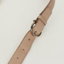 Salvatore Ferragamo Gancini Sofia Handtasche Leder 2-Wege Beige Auth 171849A-9