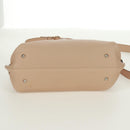 Salvatore Ferragamo Gancini Sofia Handtasche Leder 2-Wege Beige Auth 171849A-5