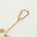 LOUIS VUITTON Multicolor Pochette Cles Coin Purse White M92655 LV Auth 171850V-6