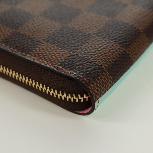 LOUIS VUITTON Damier Ebene Zippy Coin Purse Coin Purse N40721 LV Auth 171851SAM