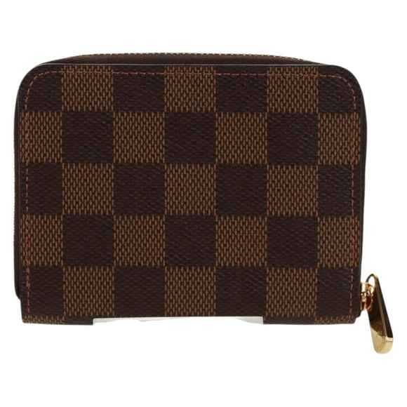 LOUIS VUITTON Damier Ebene Zippy Coin Purse Coin Purse N40721 LV Auth 171851SAM