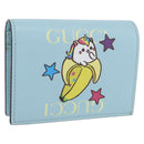 GUCCI Bananya Collaboration Kompaktgeldbörse Hellblau 701009 2067 Original 171852M-1
