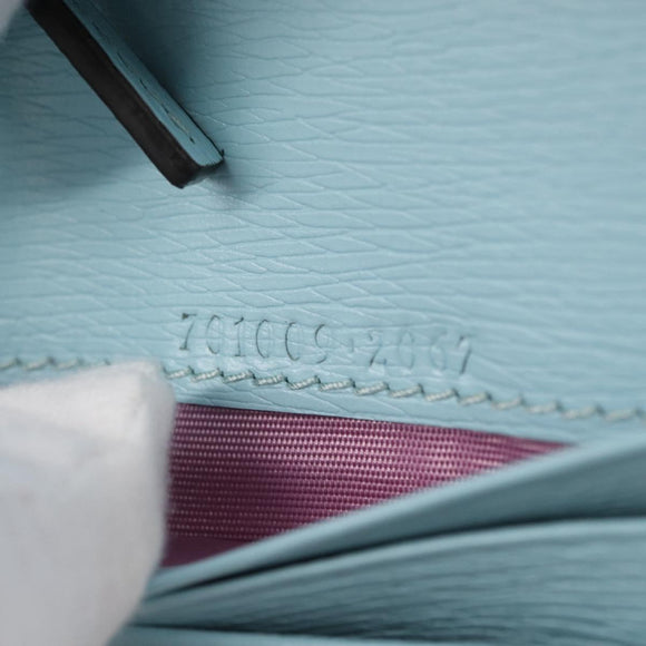 GUCCI Bananya Collaboration Kompaktgeldbörse Hellblau 701009 2067 Original 171852M