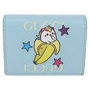 GUCCI Bananya Collaboration Kompaktgeldbörse Hellblau 701009 2067 Original 171852M-13