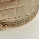 CHANEL Matelasse Air Pods Case & Coin Purse Earphone Lamb Skin CC Auth 171853SM-16