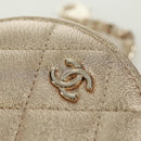 CHANEL Matelasse Air Pods Case & Coin Purse Earphone Lamb Skin CC Auth 171853SM-17