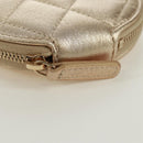 CHANEL Matelasse Air Pods Case & Coin Purse Earphone Lamb Skin CC Auth 171853SM-8