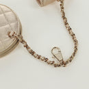 CHANEL Matelasse Air Pods Case & Coin Purse Earphone Lamb Skin CC Auth 171853SM-9