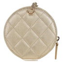 CHANEL Matelasse Air Pods Case & Coin Purse Earphone Lamb Skin CC Auth 171853SM-2