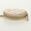 CHANEL Matelasse Air Pods Case & Coin Purse Earphone Lamb Skin CC Auth 171853SM-4