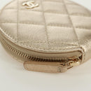 CHANEL Matelasse Air Pods Case & Coin Purse Earphone Lamb Skin CC Auth 171853SM-7