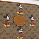 GUCCI Micro GG Supreme Disney Shoulder Bag PVC Beige Gold 602536 Auth 171854SAM-16