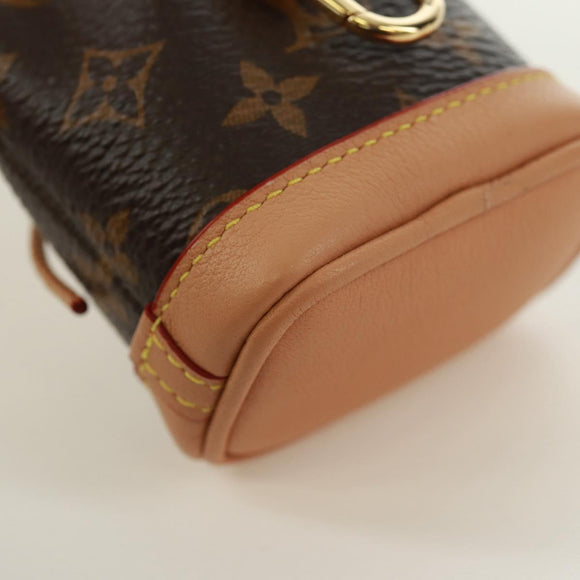 LOUIS VUITTON Monogram Vivienne Micronoe Bag Charm M00818 LV Auth 171855SAM