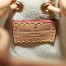 LOUIS VUITTON Monogram Vivienne Micronoe Bag Charm M00818 LV Auth 171855SAM-20