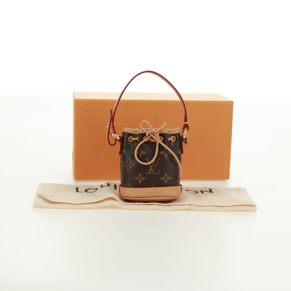 LOUIS VUITTON Monogram Vivienne Micronoe Bag Charm M00818 LV Auth 171855SAM