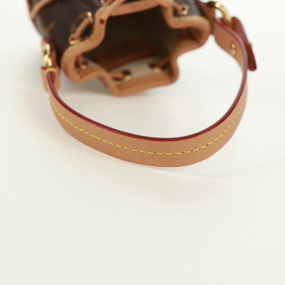 LOUIS VUITTON Monogram Vivienne Micronoe Bag Charm M00818 LV Auth 171855SAM