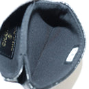 CHANEL Matelasse Pouch Leather Black Gold CC Auth 171856SAM-19
