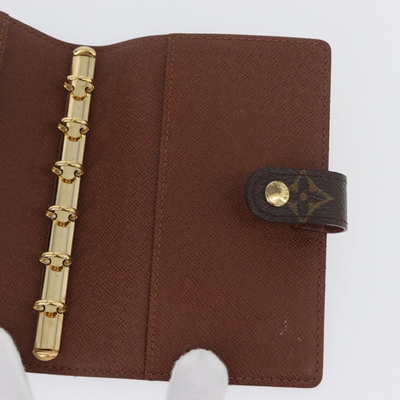 LOUIS VUITTON Monogram Panda Agenda PM Day Planner Cover R20011 LV Auth 171859V