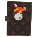 LOUIS VUITTON Monogram Panda Agenda PM Day Planner Cover R20011 LV Auth 171859V-2