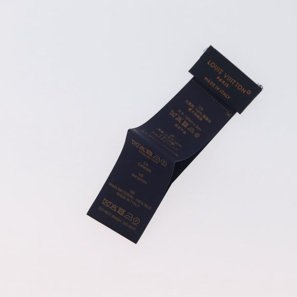 LOUIS VUITTON Bando BB Scarf Silk Light Blue M97196 LV Auth 171860