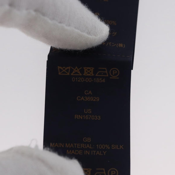 LOUIS VUITTON Bando BB Scarf Silk Light Blue M97196 LV Auth 171860