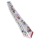 LOUIS VUITTON Bando BB Scarf Silk Light Blue M97196 LV Auth 171860-2